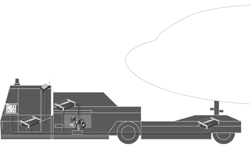 Aircraft tow truck