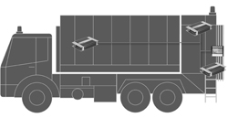 Garbage trucks
